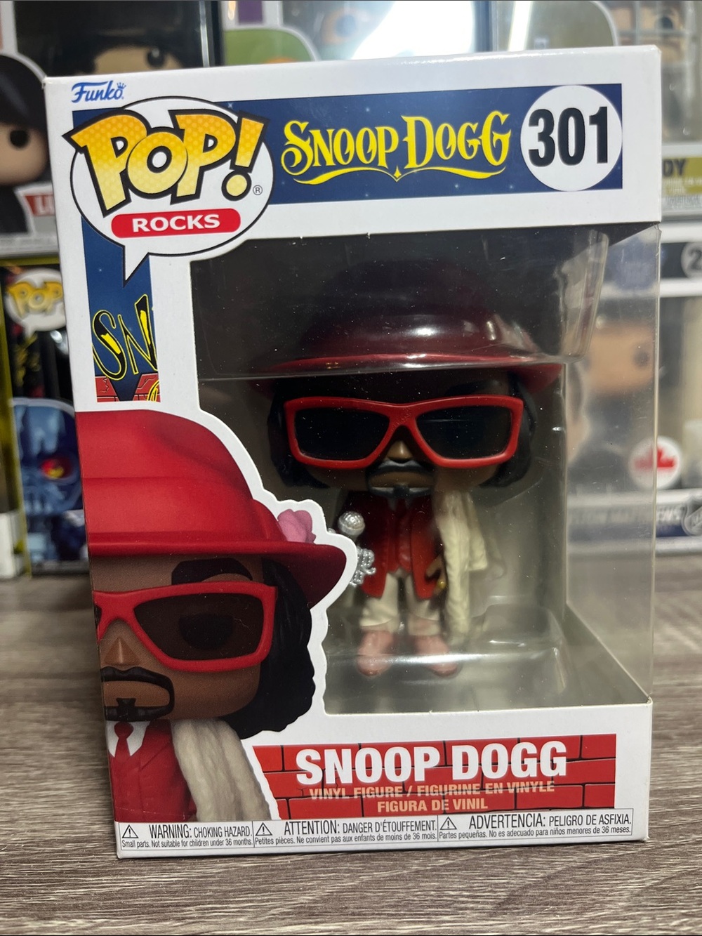 Funko Snoop Dogg Pop! Figure - Red, Black, Cream